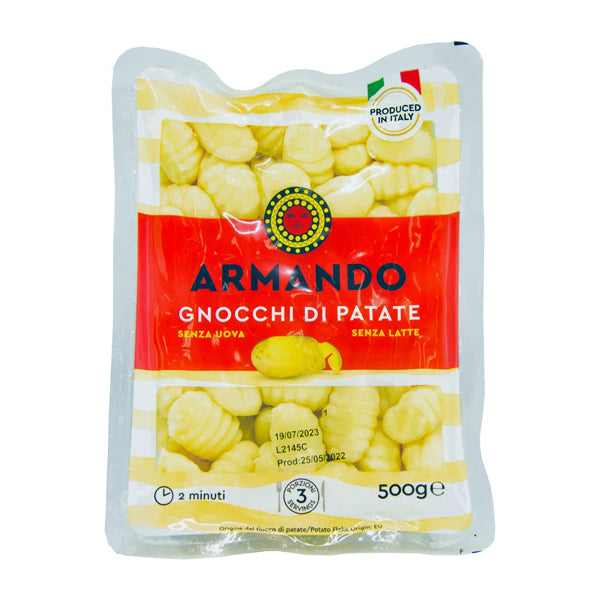 Armando Potato Gnocchi Pasta 500g (Egg & Milk Free)