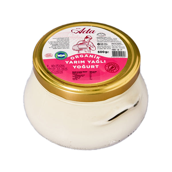 Elta Ada Organic Semi-Skimmed Yogurt 600g