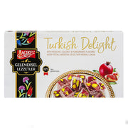 Acikel Pistachio, Coconut and Pomegranate Flavored Turkish Delight 275g