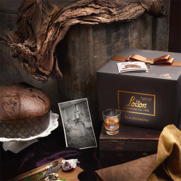 Loison Blackhabana Panettone with Dark Chocolate Cream & Cuban Rum 600g