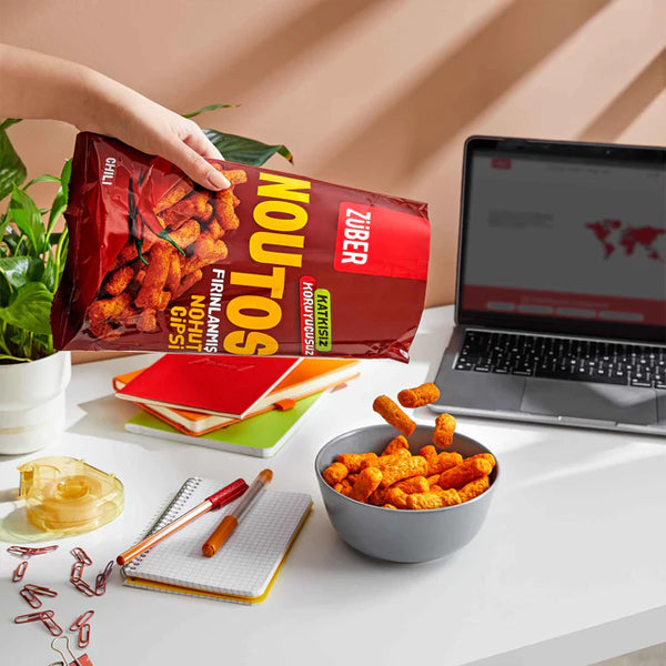 Zuber Baked Chickpea Chips With Chili 55g