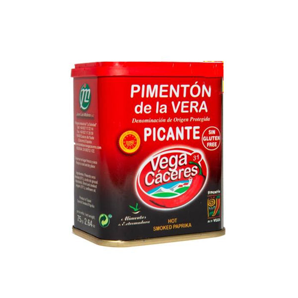 Vega Caceres Hot Smoked Paprika 75g