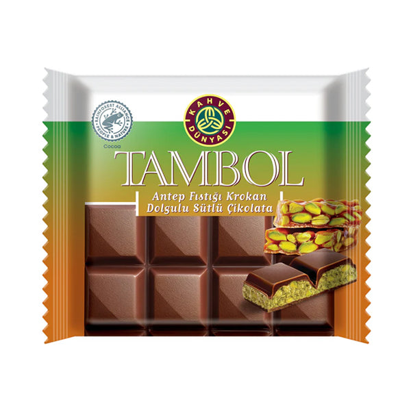 Kahve Dunyasi Antep Pistachio Milk Chocolate Brittle 100g