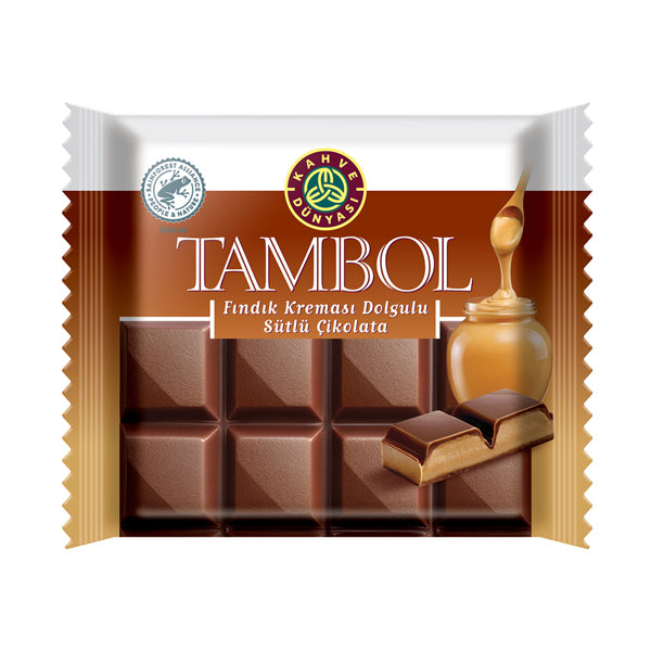 Kahve Dunyasi Hazelnut Filled Milk Chocolate 100g