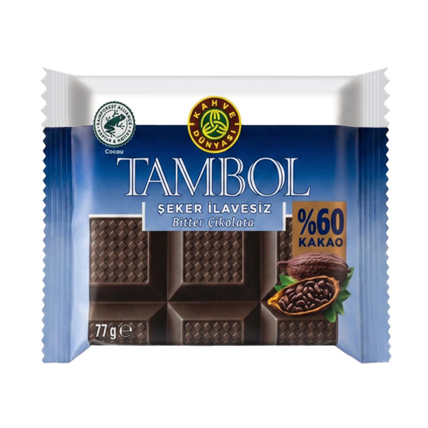 Kahve Dunyasi 60% Dark Chocolate 77g