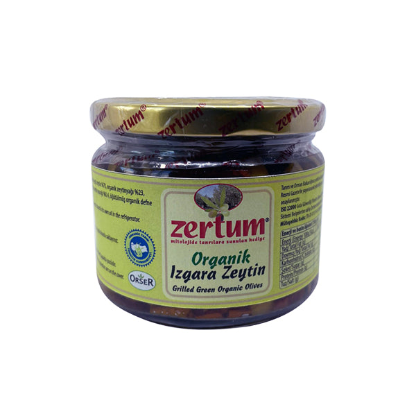 Zertum Organic Grilled Green Olives 265g