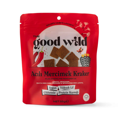 The Good Wild Spicy Lentil Crackers 55g