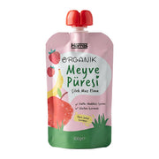 Harras Organic Strawberry, Banana & Apple Fruit Puree 100g