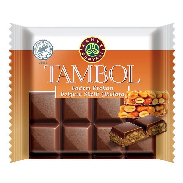 Kahve Dunyasi Almond Croquant Chocolate 100g – LeMed