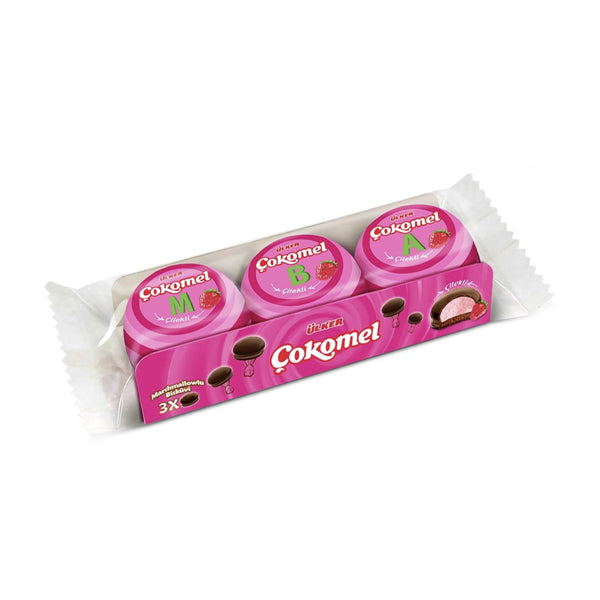 Ulker Strawberry Chocolate Marshmallows 36g