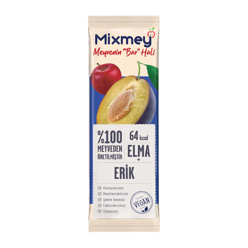 Mixmey Apple & Plum Fruit Bar 20g