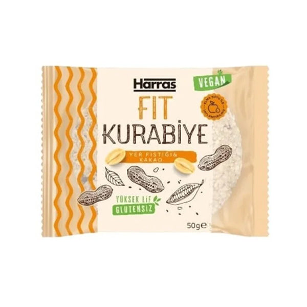 Harras Peanut & Chocolate Fit Cookie 50g