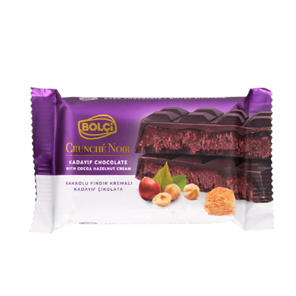 Bolci Dubai Dark Chocolate with Hazelnut Kadayıf Filling 65g