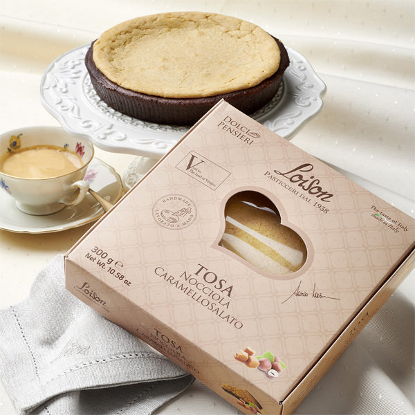 Loison Tosa Hazelnut Salted Caramel Tart 300g