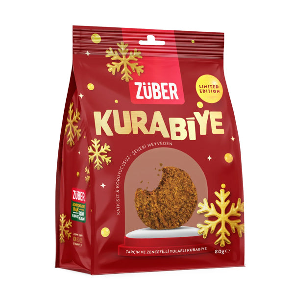 Zuber Oatmeal, Cinnamon and Ginger Cookies 80g
