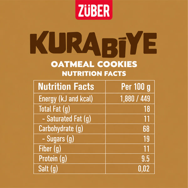 Zuber Original Oatmeal Cookies 80g