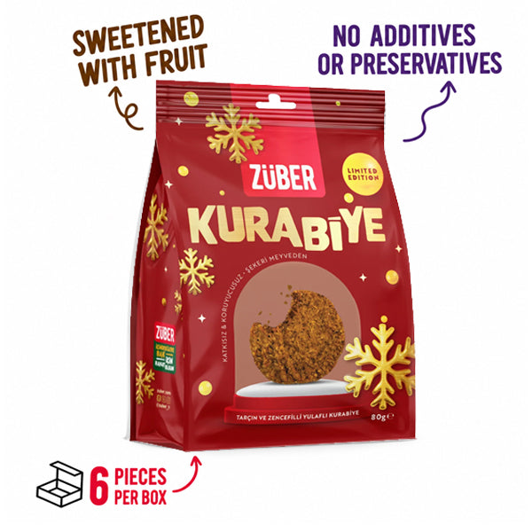 Zuber Oatmeal, Cinnamon and Ginger Cookies 80g