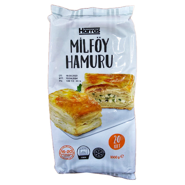 Harras Puff Pastry 20pcs 1kg