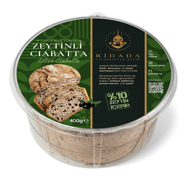 Ridada Ciabatta Bread With Black Olives 400g