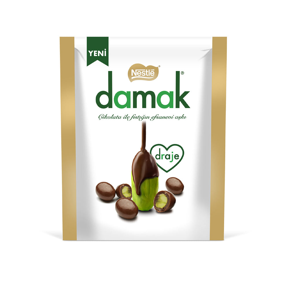 Nestle Damak Milk Chocolate Coated Pistachio Dragees 50g