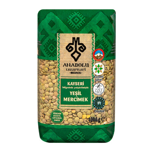 Anadolu Lezzetleri Kayseri Green Lentils 1kg