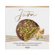 Patiswiss Pistachio Kadayıf Filled Milk Chocolate Cookies 60g