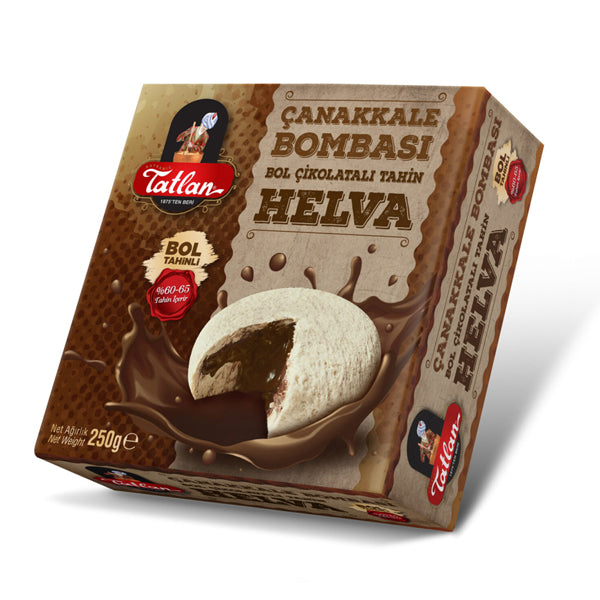 Tatlan Canakkale Chocolate Bomb Tahini Halva 250g