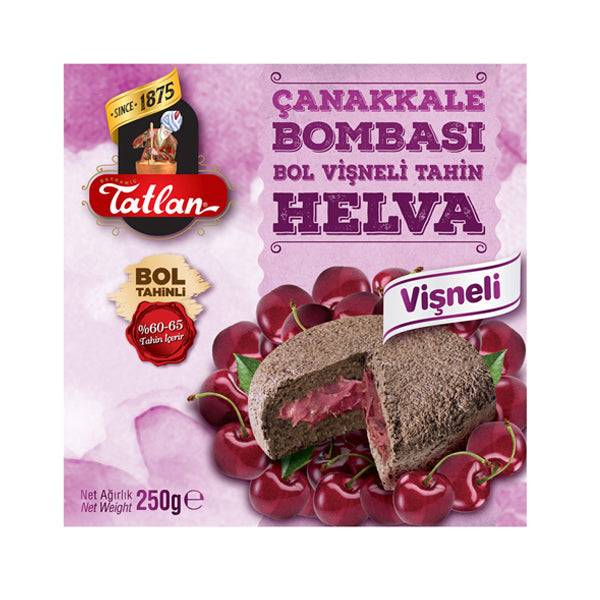Tatlan Canakkale Sour Cherry Bomb Halva 250g