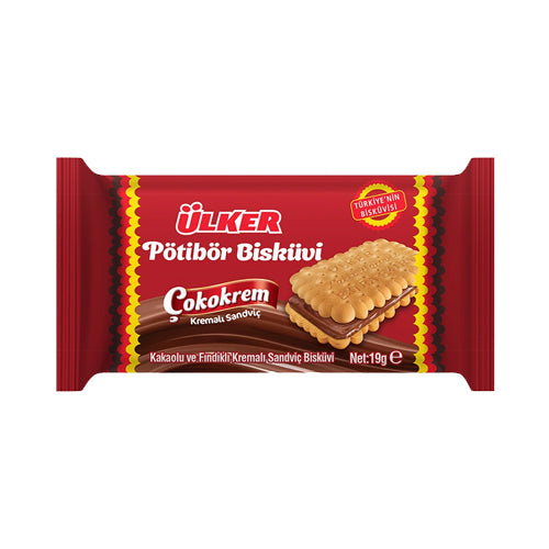 Ulker Creamy Chocolate Hazelnut Sandwich Biscuit 19g