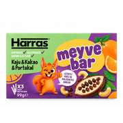 Harras Cashews, Cocoa & Orange Fruit Bars 99g
