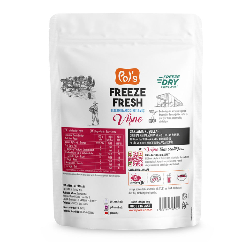 Pol's Freeze Dried Sour Cherries 20g