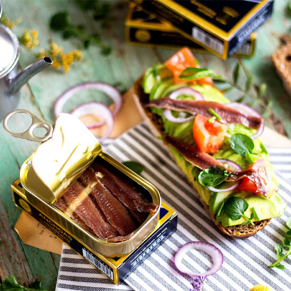 Consorcio Spanish Anchovy Fillets In Olive Oil (Gold Standard) 45g