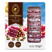 Lokmera Pomegranate Pistachio Finger Turkish Delight 125g