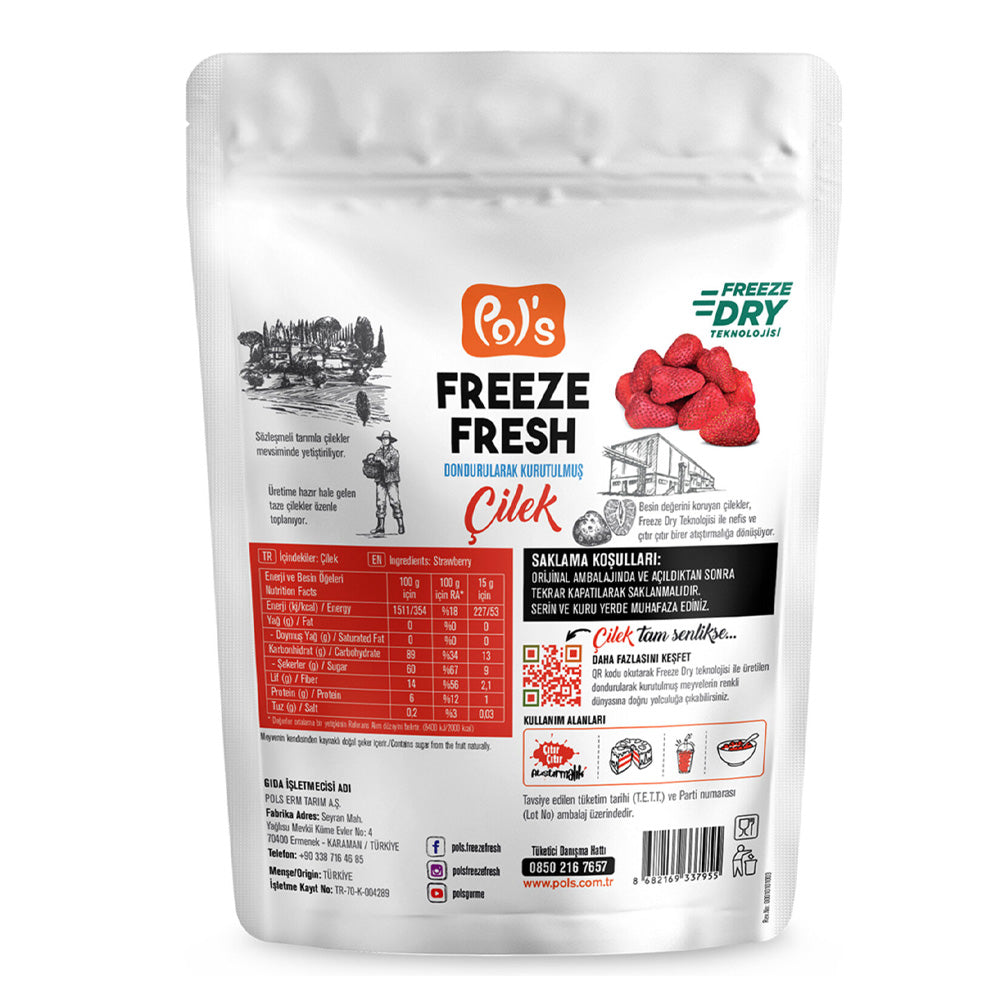 Pol's Freeze Dried Strawberries 20g