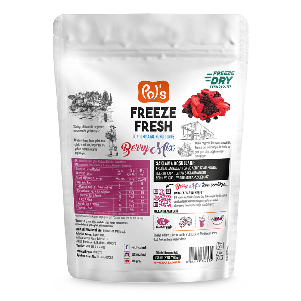Pol's Freeze Dried Berry Mix 16g