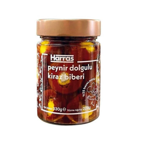 Harras Red Pepper Stuffed With White Cheese 330g