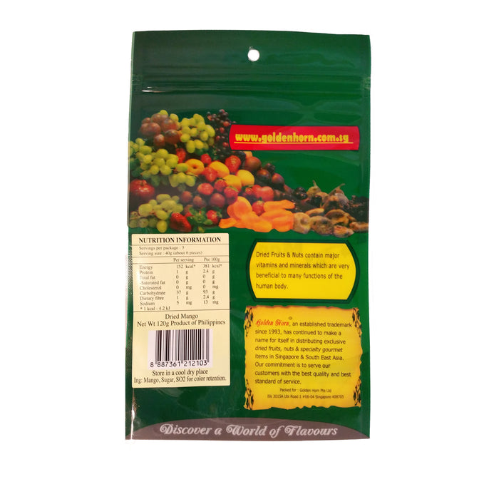 Golden Horn Dried Mango 120g