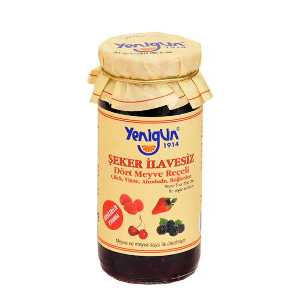 Yenigun No Sugar Added Four Berry Jam 290g