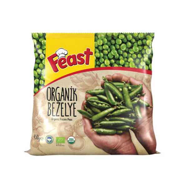 Feast Organic Frozen Peas 450g