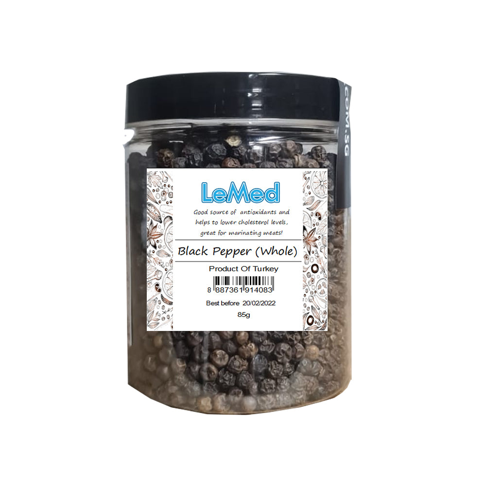Whole Black Pepper 85g