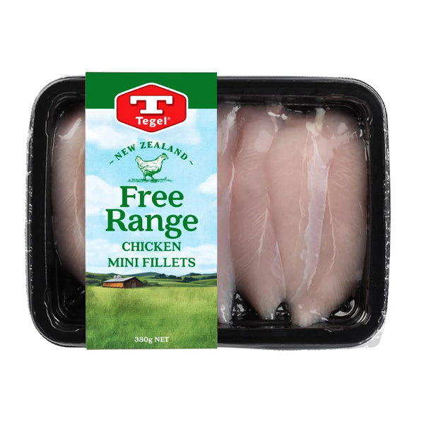 New Zealand Free Range Chicken Mini Fillets 380g (Frozen)