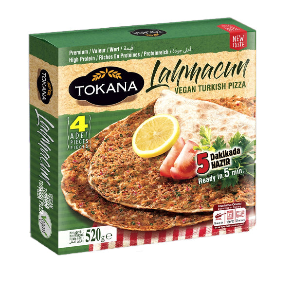 Tokana Frozen Vegan Lahmacun 520g (4pcs)