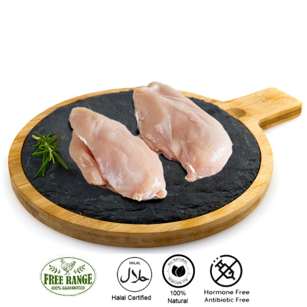 New Zealand Free Range Skinless Chicken Breast Fillets 380g (Frozen)