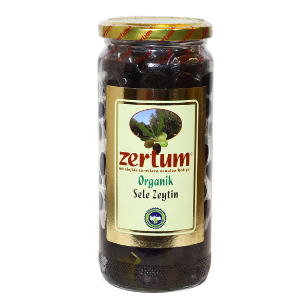 Zertum Organic Sele Black Olives 400g