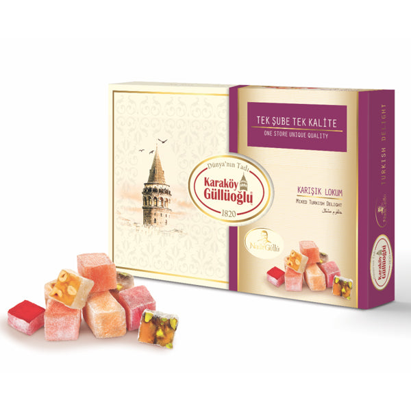 Karakoy Gulluoglu Assorted Lokum 500g