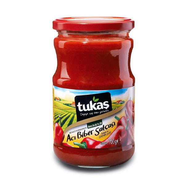 Tukas Hot Paprika Paste 700g - LeMed